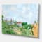 Designart - White House With Red Roof In The Countryside - Traditional Canvas Wall Art Print